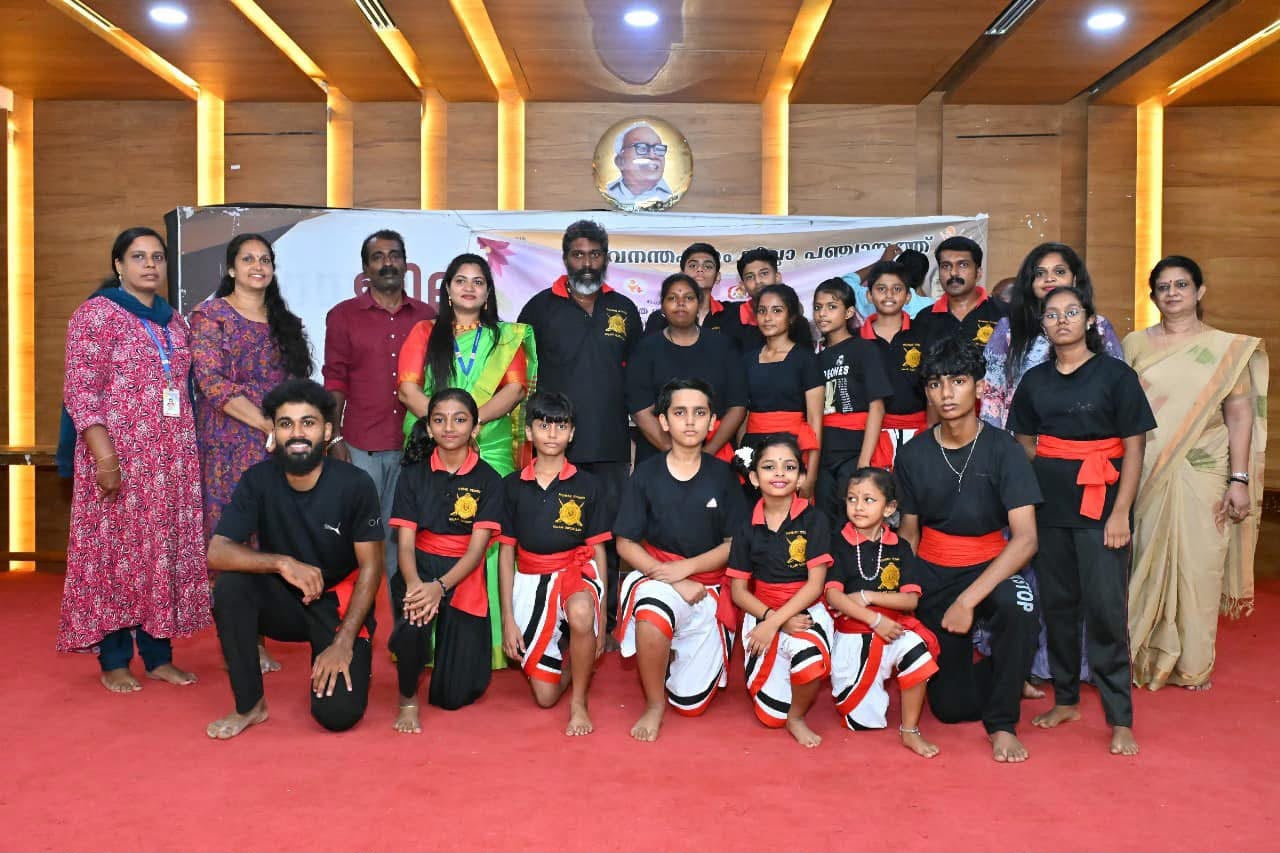 Gurukulam students and families at a gathering